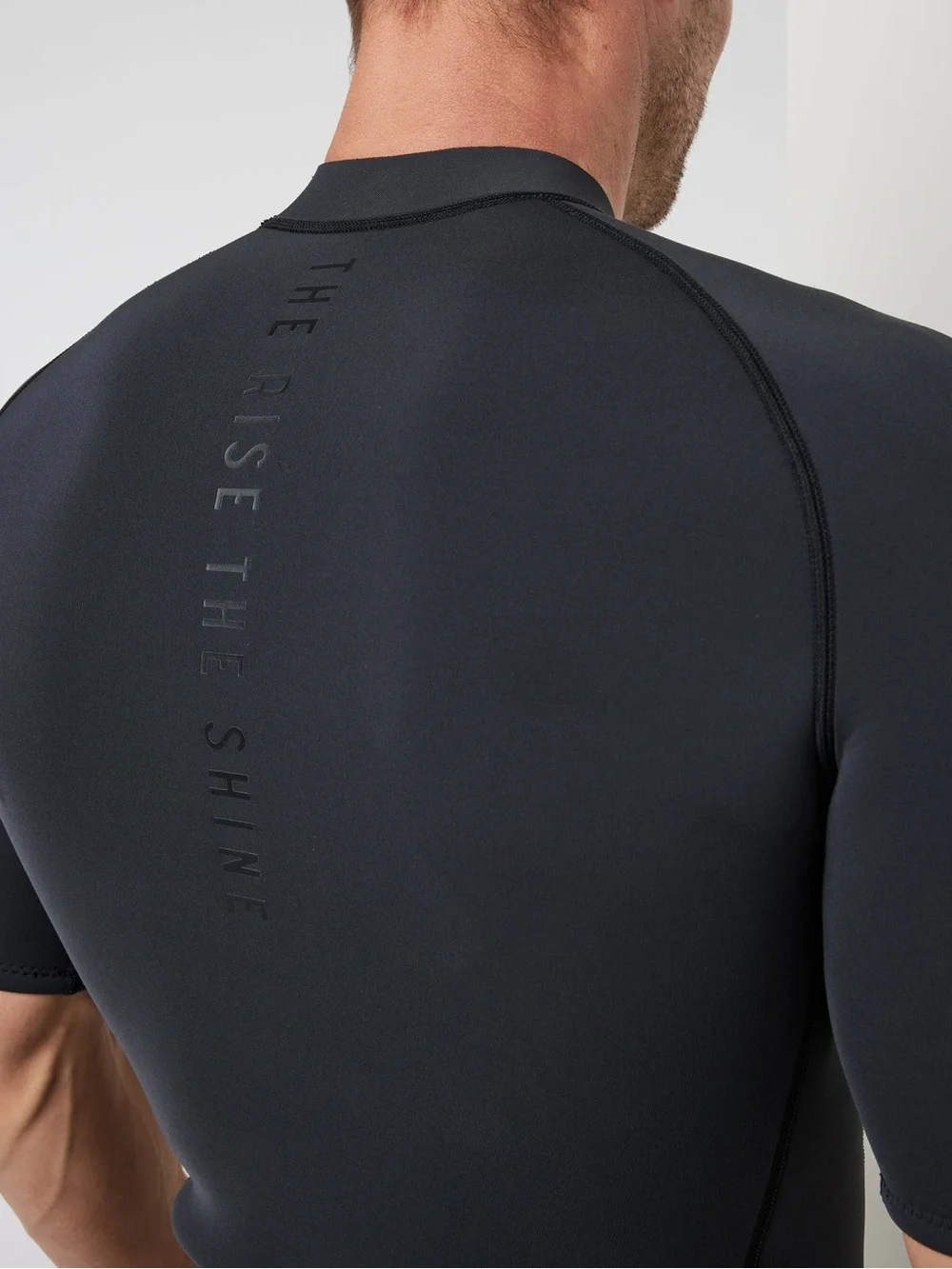 Vuori Men's Black Short Sleeve Yulex Wetsuit Top